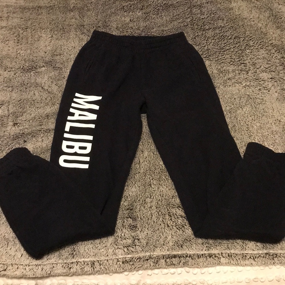 BRANDY MELVILLE malibu navy blue sweatpants